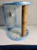 A Schuller Elegant Transparent Round Glass Side Table (some minor markings to one edge).