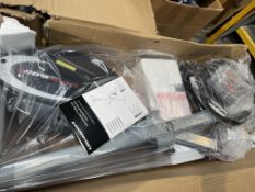 An Ultrasport F-Bike folding exercise bike (sold as seen).