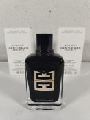 Two as new Givenchy Gentleman Society eau de parfum 100ml (tester bottles).
