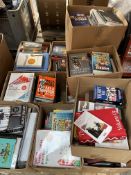 Assorted as new and pre-owned books to include fiction, biography and reference.