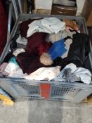 Assorted pre-owned clothing and related.