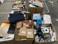 Assorted items to include toiletries, stationery and household items.