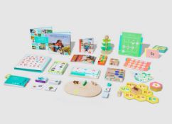 An as new Lovevery The Reading Skill Set 3+, Part 1: Sounds to reading (stock image).