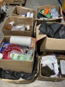 Assorted items to include toiletries, stationery and small household essentials.