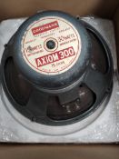 A pre-owned Goodmans Axiom 300 12” 15 OHM full range speaker woofer.