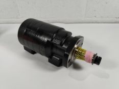 A Parker TF Series Torqmotor (MN: TF-0140-AB-03-0-AAAA).