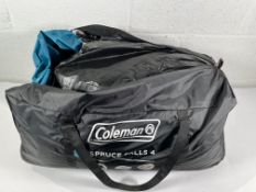 A pre-owned Coleman Spruce Falls 4 tent (sold as seen).