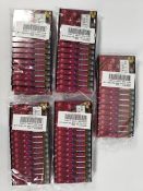 Five packs of Gucci Flora Intense 1.5ml EDP fragrance vials (12 per pack - 60 total).