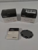 Two boxes of ten Oticon wax protection sets, Prowax Minifit (6 per set).