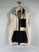 A men's pre-owned Hugo Boss fleece gilet, XXL.