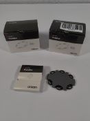 Two boxes of ten Oticon wax protection sets, Prowax Minifit (6 per set).