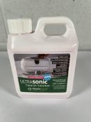 Nine as new HouseProud Ultrasonic Cleaner Fluid  1ltr (concentrate degreaser cleaning solution).