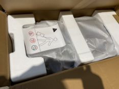 A boxed refurbished JBL Partybox 310 party speaker.