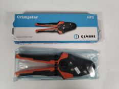 A Crembre Crimpstar HP3 - Crimp Tool RBY Ins Terminals 0.25-6mm, boxed.
