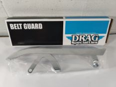 As new Drag Specialties chrome belt guard 04-19 XL (REF: 1202-0012).