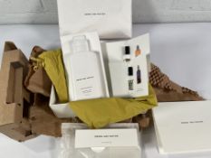 Boxed as new Dries Van Noten - Soie Malaquais Chestnut Silk EDP 100ml and a 4ml sample, along with F