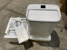 A ZAFRO 16,000 BTU (12,000 BTU SACC) Portable Air Conditioner / Dehumidifier (sold as seen, UK adapt