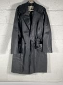 A pre-owned A-cold Wall logo trench coat (Size L).