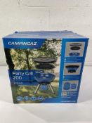 Two boxed as new Campingaz Party Grill 200 (2000W).