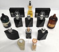 Fifty two perfumes/testers and related to include Giorgio Beverly Hills, DSquared2, Philipp Plein, A