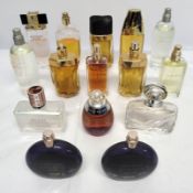 Thirty one Elie Saab and Estee Lauder perfumes/testers and related (please note: bottles may have be