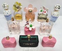 Thirty Marc Jacobs perfumes/testers and related (please note: bottles may have been used/packaging m