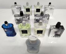 Thirty eight Davidoff and David Beckham perfumes/testers and related (please note: bottles may have
