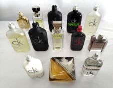 Thirty Two Calvin Klein perfumes/testers and related (please note: bottles may have been used/packag