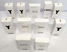 Forty two YSL perfumes/testers and related (please note: bottles may have been used/packaging may ha