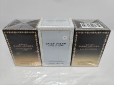 Three as new Marc Jacobs fragrances - 2x Daisy eau So Intense 50ml and 1x Daisy Dream eau de toilett