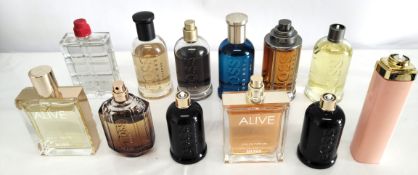Thirty Boss perfumes/testers and related (please note: bottles may have been used/packaging may have