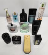 Forty perfumes/testers and related to include Dior, Gucci, Armani and Boss (please note: bottles may