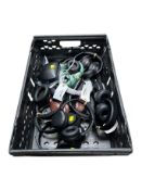 Assorted pre-owned headphones (Sold as is).