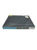 Cisco WS-C3560X-24P-L 3560X - 24X 10/100/1G POE+, 715W AC PSU, Lan Base Switch