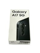 As new Samsung Galaxy A17 5G 128GB in Black (Box opened) (EAN: 8806097642671).