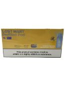 Two packs of 10 × 2 Lost Mary BM600 20mg/ml Pineapple Ice Prefilled Pods (Exp 03/27)(EAN: 6932570130