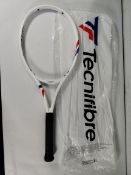 A Technifibre T-Flight 300 unstrung tennis racket (Note: racket has some minor damage and has been p