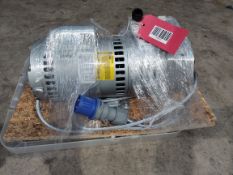 A Gast rotary vane air compressor/vacuum pump (1023-101Q-G608NEX).