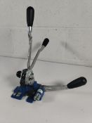 An as new Cromwell Industrial Supplies 12mm combination 2 in 1 strapping tool.