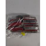 Seventeen pre-owned Victorinox Swiss army multitools (over 18s only).