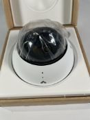 A Verkada CD42 256GB Indoor Dome Camera.