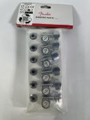 As new Fender Stratocaster/Telecaster locking tuners, chrome.