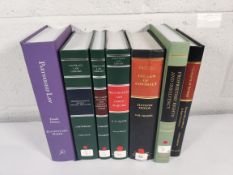 Seven assorted Law and Court hardcover books to include: 1. Partnership Law - Bloomsbury Professiona