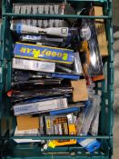 A quantity of assorted tools to include DeWalt McLaren DT7090IT-02 bit set (one crate).