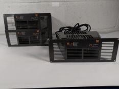 Three pre-owned Widney PH350-5 Electric caravan heaters MPH500/700 500w.