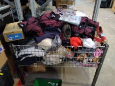 A large basket of assorted mainly as new clothing including branded/unbranded and related.