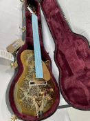 An as new Gretsch G6134TG Limited Edition Paisley Penguin with string-thru Bigsby, ebony fingerboard