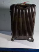 A pre-owned Rimowa polycarbonate shell wheeled suitcase. (H65 - L40).