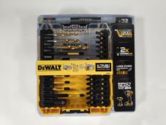 Five as new Dewalt 32 Piece Flextorq Drill Bit Set (DT70741T-QZ).