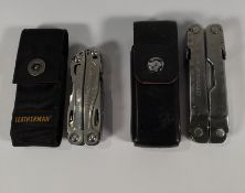 Two pre-owned Leatherman multitools to include Super Tool 300, Sidekick (over 18s only).